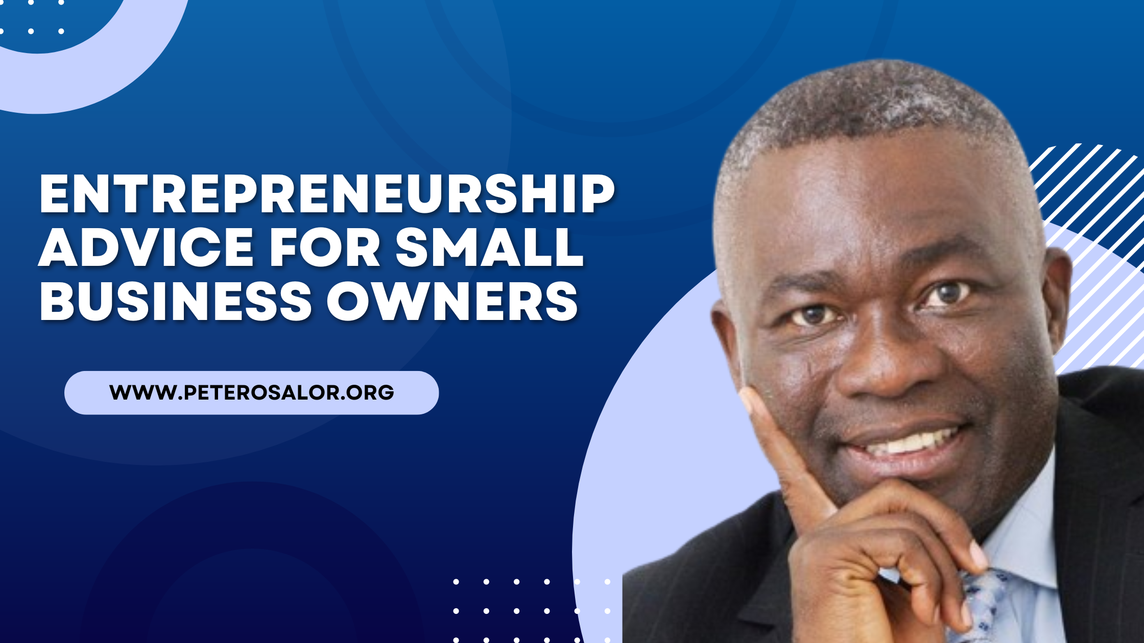 Entrepreneurship advice for small business owners